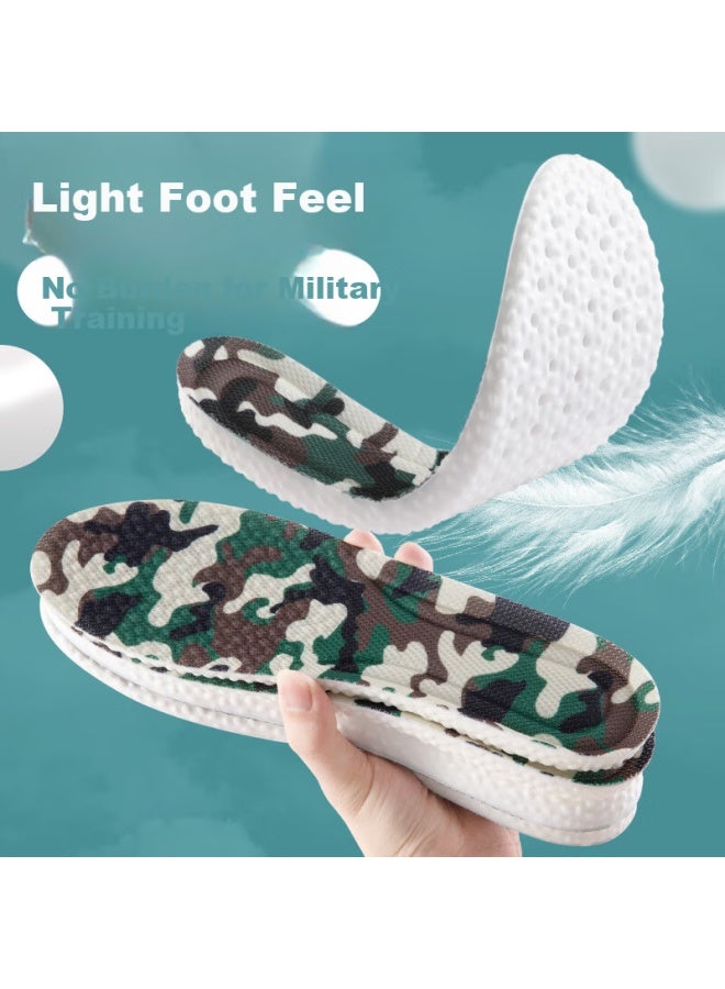 FOOTOPPO نعل فوطوبو للرجال الناعم والمرن مع إحساس الوسادة عند الخطو، يمتص العرق، نعل رياضي سميك لفصل الشتاء للتدريب العسكري والوقوف لفترات طويلة - Image 4