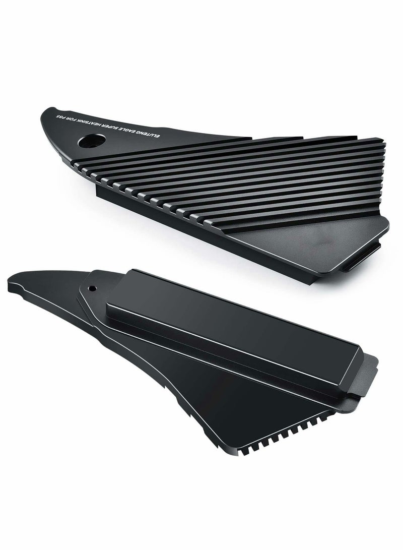 M2 Aluminum Heatsink for PS5 NVMe SSD with Thermal Pads for Playstation 5 Internal Gen4 PCIe 4.0 SSD Cooling - Image 1