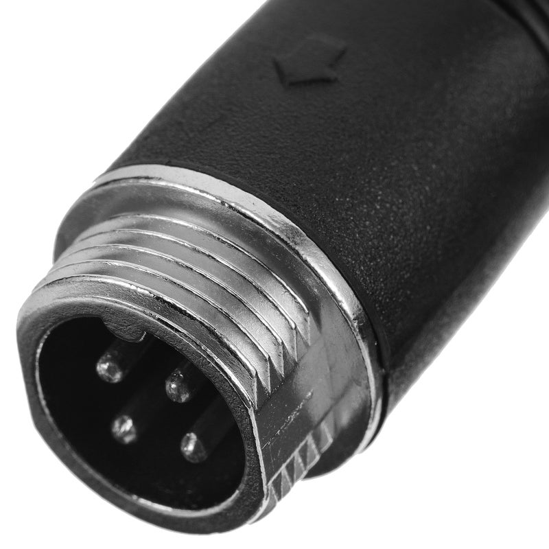 Spring Extension Cable for Car Backup Camera Heavyduty Black Truck Trailer Video Wire - Image 3