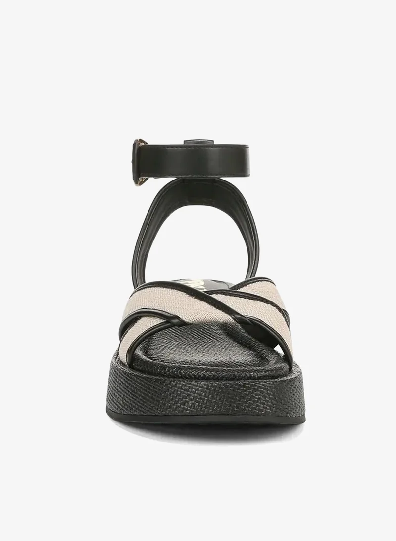 Sam Edelman BLACK Nylie Platform Ankle Strap Sandal for Women | Best Price UAE