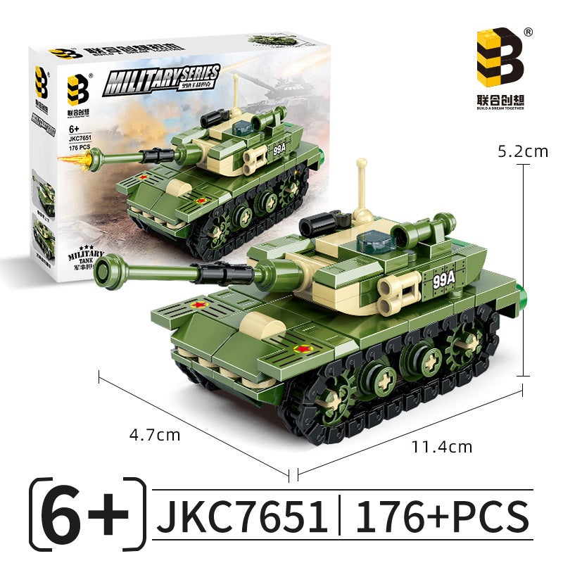 Popular Toy Internet-Famous Building Blocks Wholesale Boxed Children's Educational Brain-Teasing Small Particle Assembly Blocks Night Market Street Stall - Image 1