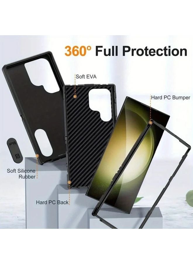 Orange Shock Resistant Protective Case For Samsung Galaxy S24 Ultra - Image 4
