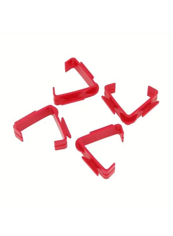 4pcs Red Plastic External Line Holder Clips for Builders Compatible with Blakes PT Profiles Taylor Tools - Image 5
