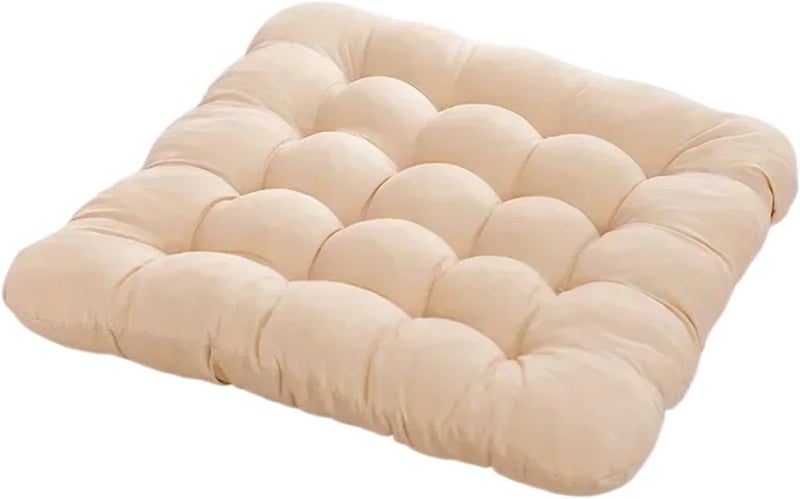 40X40cm Cushion Seat Home Decor Indoor and Outdoor Sofa Pad Pillow Floor Throw Pillows(Khaki) - Image 1