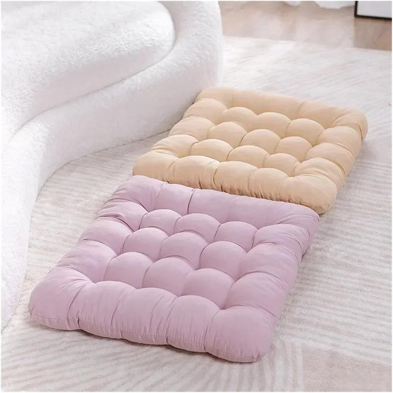 40X40cm Cushion Seat Home Decor Indoor and Outdoor Sofa Pad Pillow Floor Throw Pillows(Khaki) - Image 2