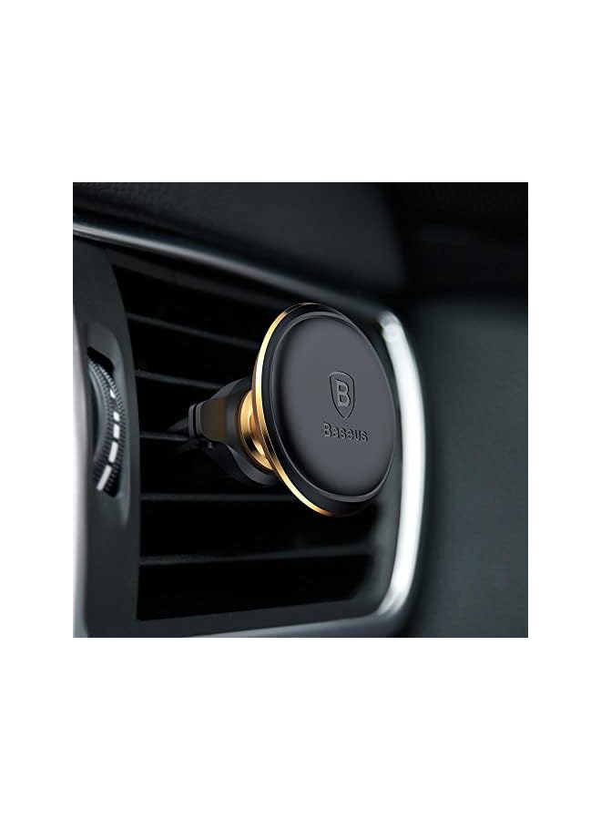 Baseus حامل مغناطيسي للسيارة مع مشبك كابل ذهبي - Image 2