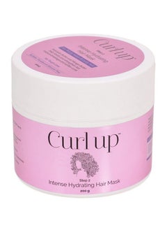 Curl Up Intense Hydrating Hair Mask Deep Conditioner For Curly Hair Sulphate Paraben And Silicone Free 200G  - Image 2