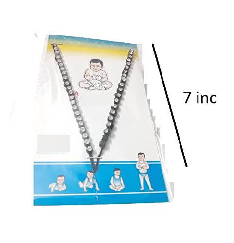 advancedestore Silk Nazar Manka for Evil Eye Protection for Babies and Thread Black PACK OF 2 - Image 3