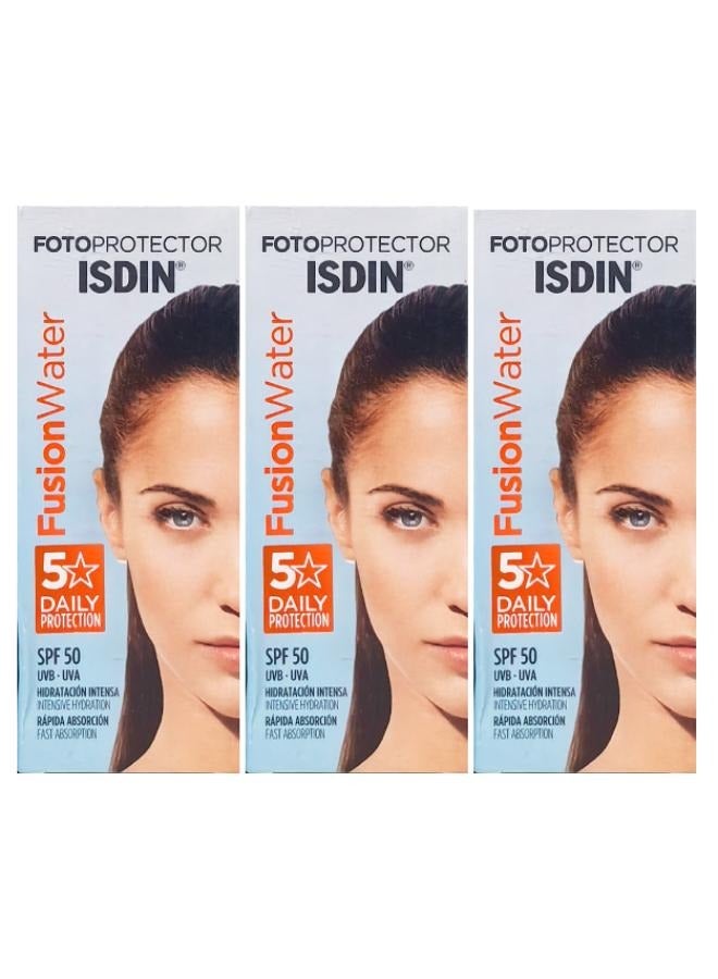 إيسدن مجموعة من 3 قطع فوتو بروتيكتر إسدين فيوجن ووتر SPF50 مل 50 - Image 1