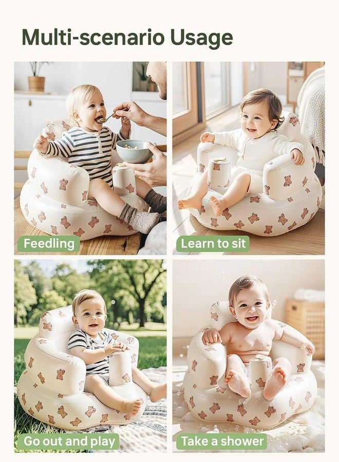 SUNBEET PrimeChoice Baby Inflatable Seat Infant Support Chair for 3+ Months Toddler Floor Sofa for Sitting Up, Shower Gifts & Early Training Cute, Lightweight Baby Chair for Summer Use (Multidesign) - Image 5