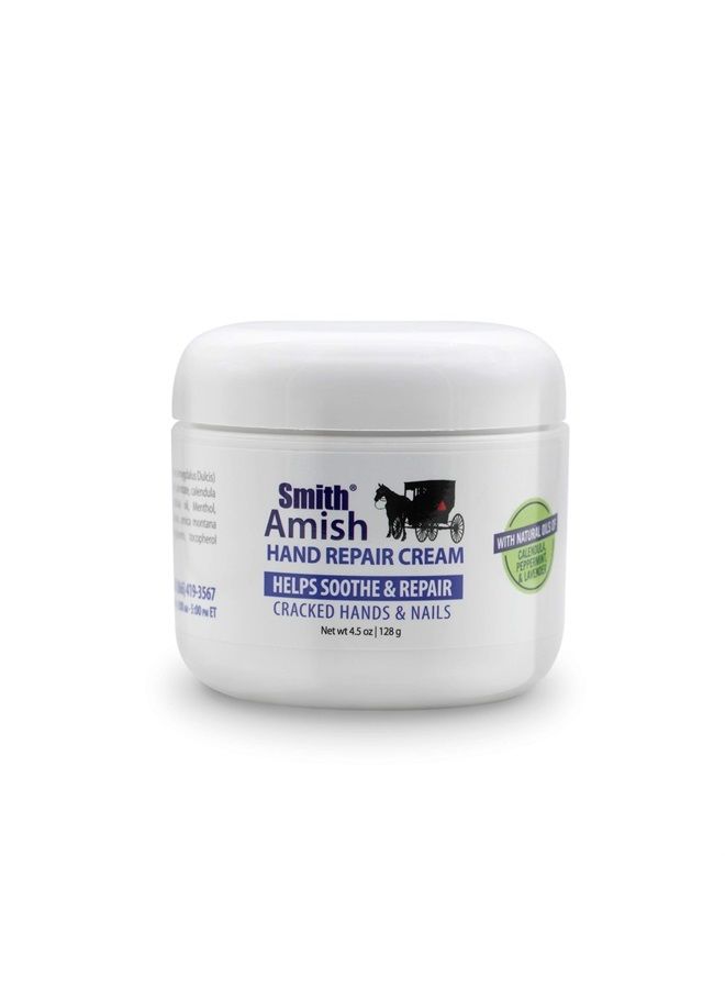 Smith Amish Hand Repair Cream 4.5 oz jar Plus Organic Peppermint Lip Balm. - Image 2