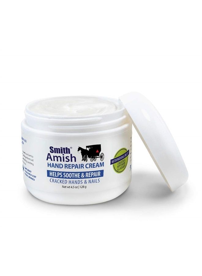Smith Amish Hand Repair Cream 4.5 oz jar Plus Organic Peppermint Lip Balm. - Image 3