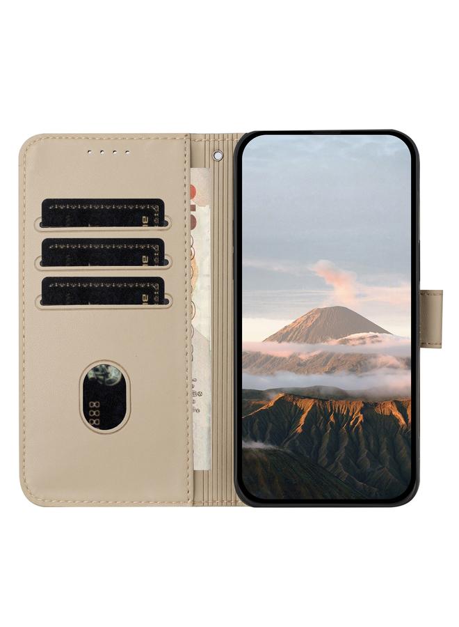 اس-توب جراب هاتف Redmi A3 Pro مصنوع من الجلد بتصميم مثلث مع مشبك - Image 3