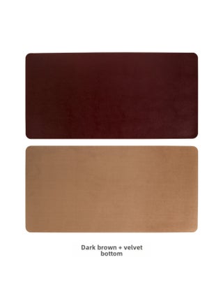 Extra Large Anti-slip Leather Mouse Pad Computer Keyboard Office Desk Writing Coffee Table Pattern Printed Logo-Color:70cm*40cm-Pattern:Dark Brown + Velvet Bottom Sewn - pzsku/ZE27E24A50C5FC76D4985Z/45/1745034304/6bee105a-6c1f-415b-84aa-24e25523a277