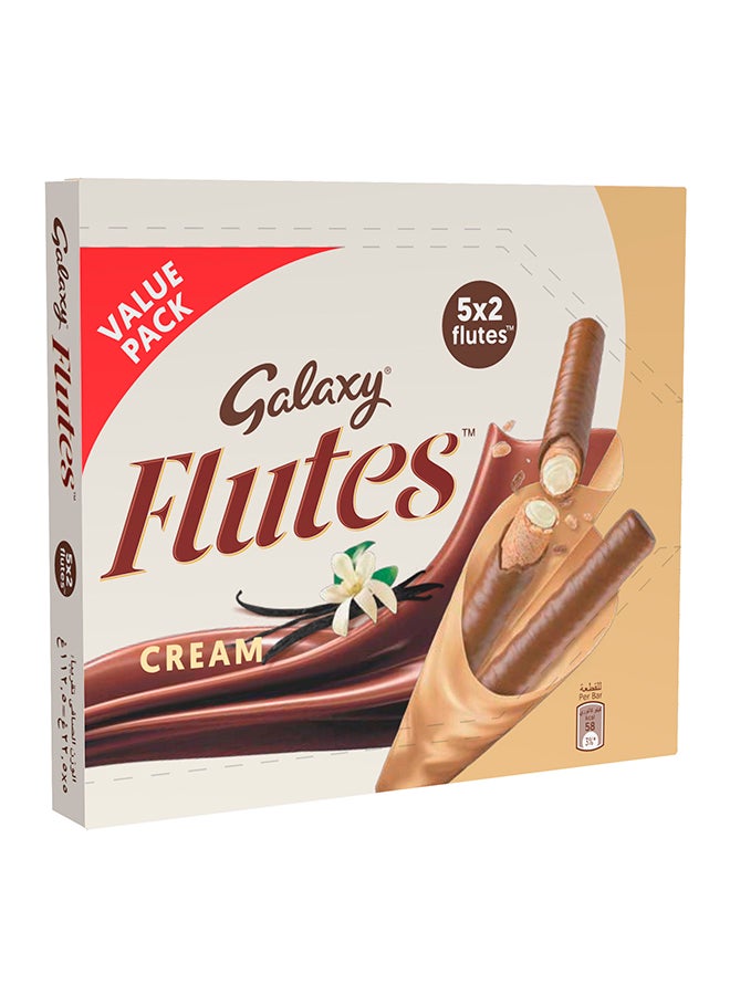 Galaxy Flutes Vanilla Cream Wafers Multipack 5 x 22.5g - Image 1
