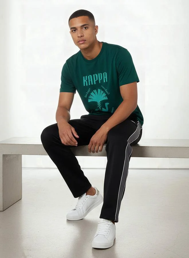 Kappa GREEN Kappa Men Logo Print T shirt for Men | Best Price UAE