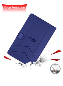 GMAX PU Leather Magnetic Closure Flip Case Cover For Honor Pad 9 12.1 Inch 2023 Navy Blue  - Image 2
