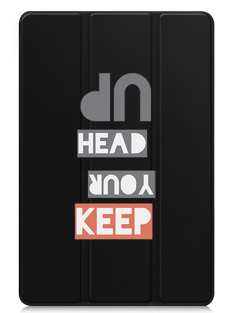 Theodor Protective Flip Case For Lenovo Xiaoxin Pad (2024) With Trifold Stand Auto Wake Sleep Shockproof Cover Keep your head up - Image 1