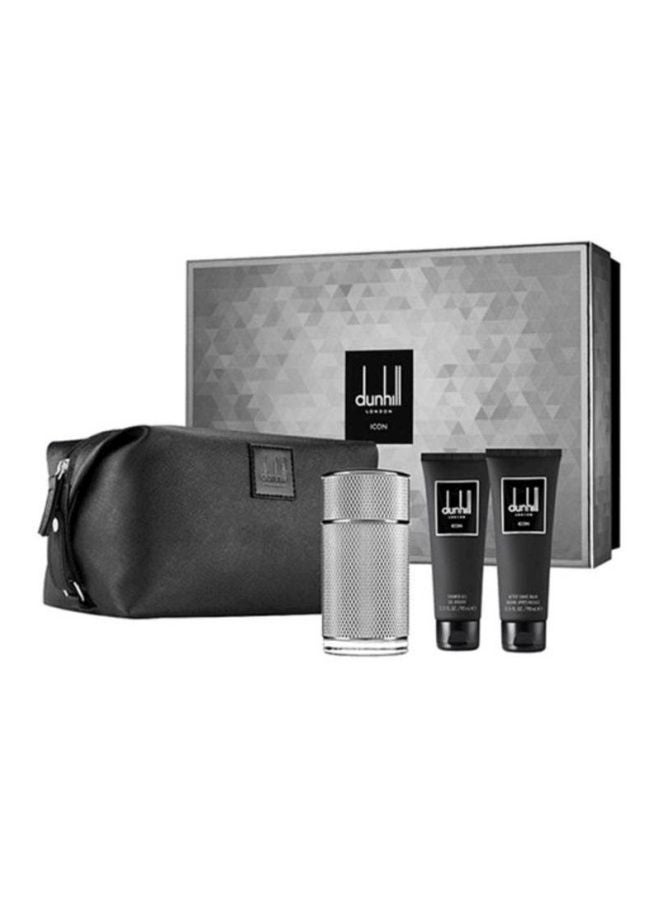 دانهيل طقم هدية آيكون مكون من 4 قطع EDP 100, After Shave Balm 90, Shower Gel 90ملليلتر - Image 2