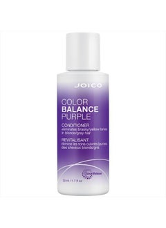 Color Balance Purple Conditioner | For Cool Blonde, Gray Hair | Eliminate Brassy Yellow Tones | Boost Color Vibrancy & Shine | UV Protection | With Rosehip Oil & Green Tea Extract | 1.7 Fl Oz - pzsku/ZE27E7316A35BE4F724EBZ/45/_/1681609935/11ce4963-1e8c-4c44-b2e4-d7d35e306750