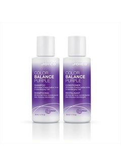 Color Balance Purple Conditioner | For Cool Blonde, Gray Hair | Eliminate Brassy Yellow Tones | Boost Color Vibrancy & Shine | UV Protection | With Rosehip Oil & Green Tea Extract | 1.7 Fl Oz - pzsku/ZE27E7316A35BE4F724EBZ/45/_/1681609936/7b68f1af-1dac-4a90-ad01-51c84a136051