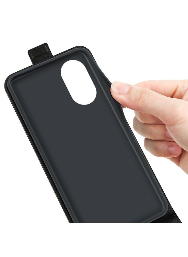 اس-توب جراب هاتف OPPO A17 R64 بتصميم عمودي من الجلد - Image 5