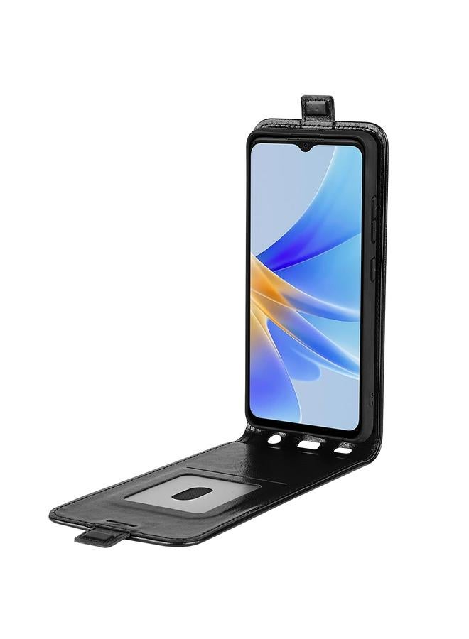 اس-توب جراب هاتف OPPO A17 R64 بتصميم عمودي من الجلد - Image 4