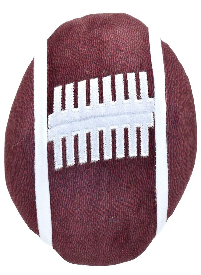 iscream Silky Fleece Covered 10" Slow Rise Squishy Football Shaped Mini Pillow Stress Reliever - Image 1