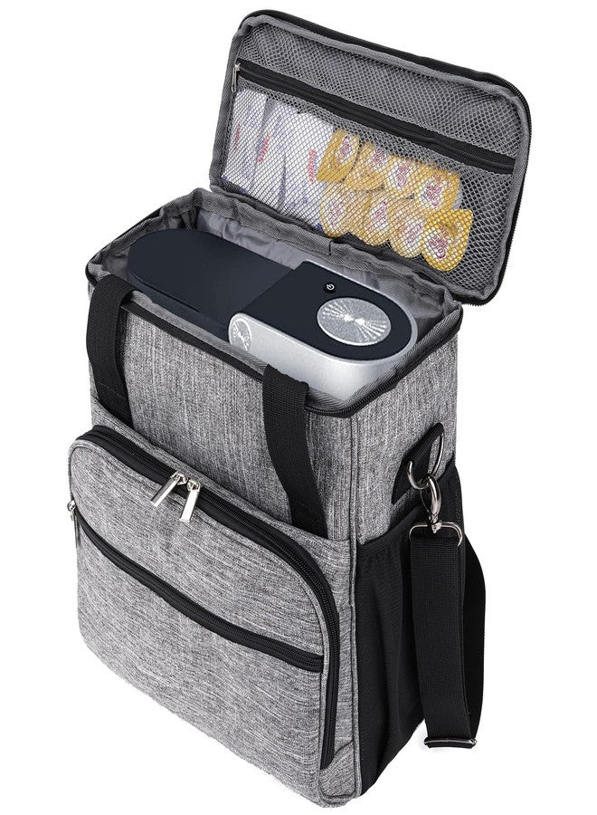 COVERQUE Coffee Maker Carring Bag for Keurig K-Slim/K-Express/K-Iced/Ninja PB041ST/Ninja PB051, Water Resistant Carry Case for Travel, Grey - Image 4