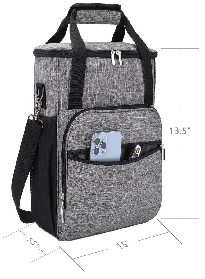 COVERQUE Coffee Maker Carring Bag for Keurig K-Slim/K-Express/K-Iced/Ninja PB041ST/Ninja PB051, Water Resistant Carry Case for Travel, Grey - Image 5