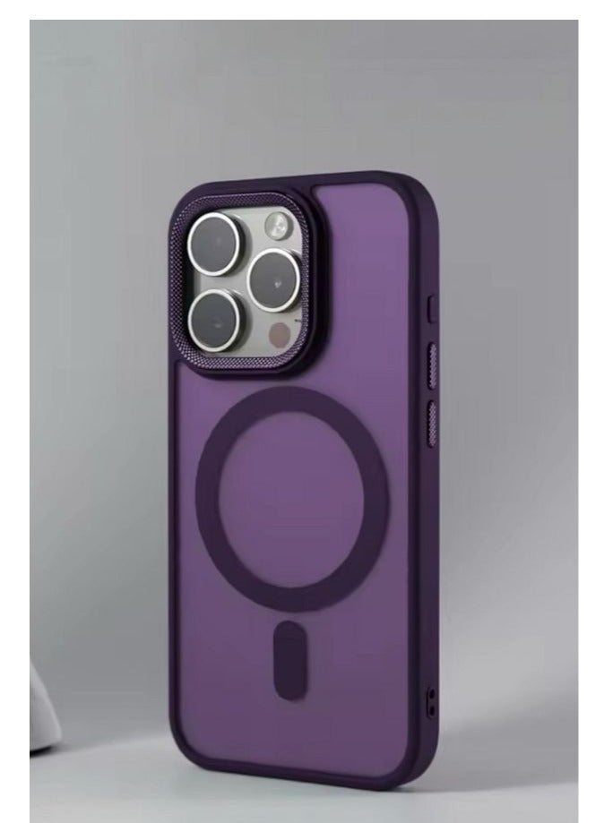 Case for iPhone 12 Pro MaX Case Magnetic Translucent Matte Phone Cases [Compatible with MagSafe] Thin Slim Fit Shockproof Bumper Hard Protective Cover... - Image 1