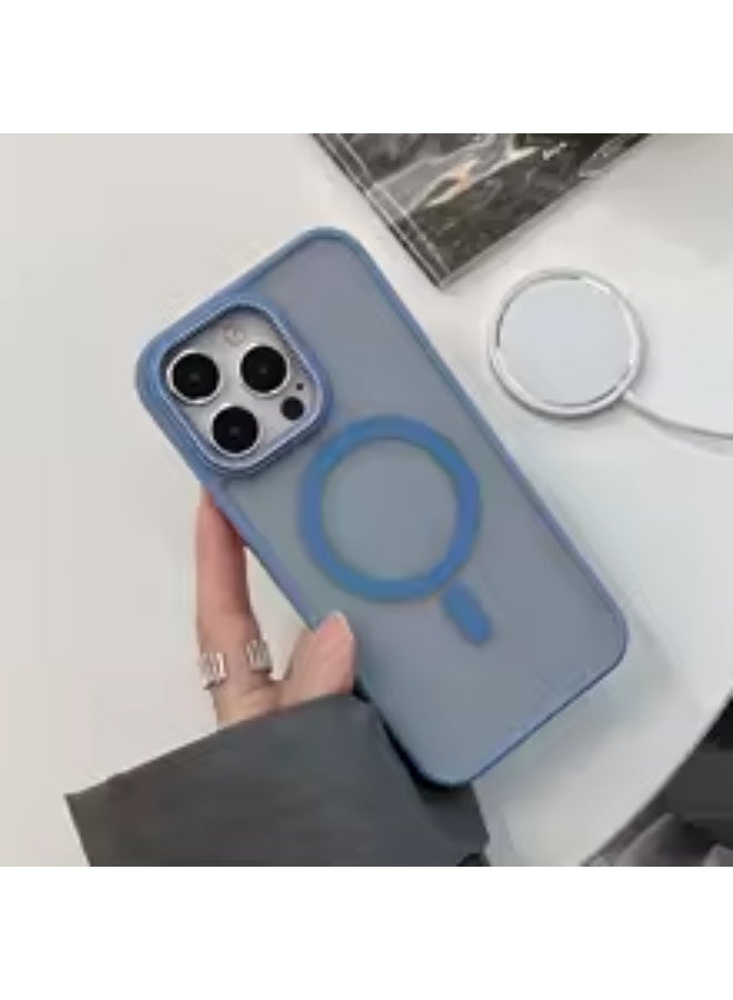 Case for iPhone 12 Pro MaX Case Magnetic Translucent Matte Phone Cases [Compatible with MagSafe] Thin Slim Fit Shockproof Bumper Hard Protective Cover... - Image 2