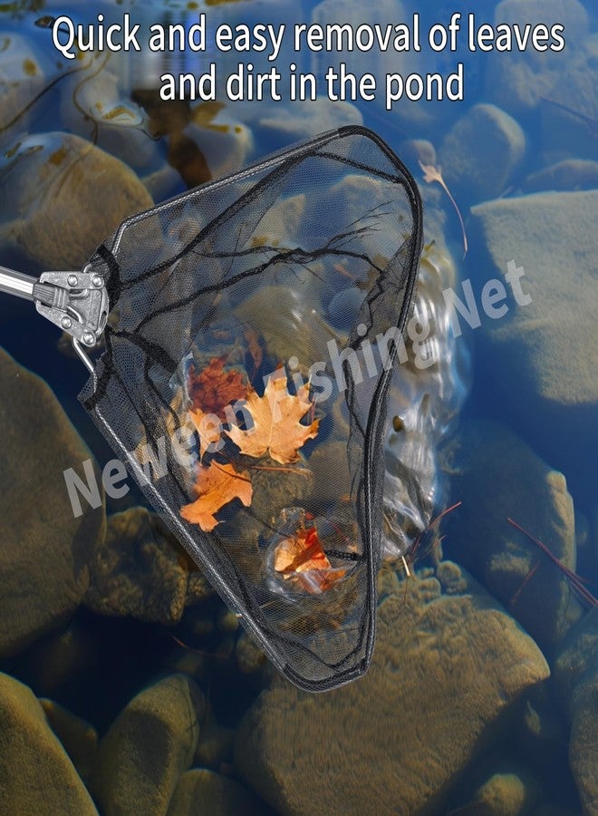 Neween Fishing Net, Foldable Collapsible Telescopic Fish Landing Net, Durable Nylon Material Mesh Landing Net for Easy Catching or Releasing for Trout 55cm - Image 5