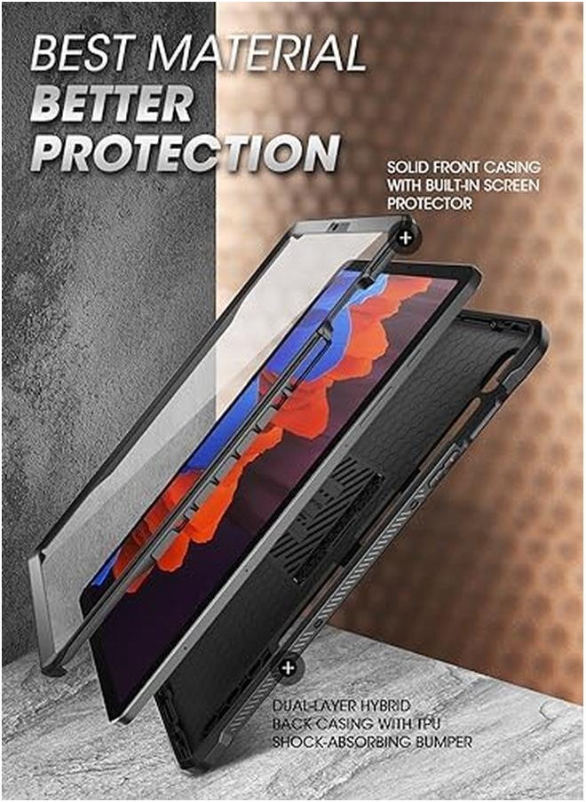 SupCase - Unicorn Beetle Pro Series Case Designed For Galaxy Tab S9 Case 2023 Release Full Body Rugged Protective Case With Built In Screen Protector Black - Image 1