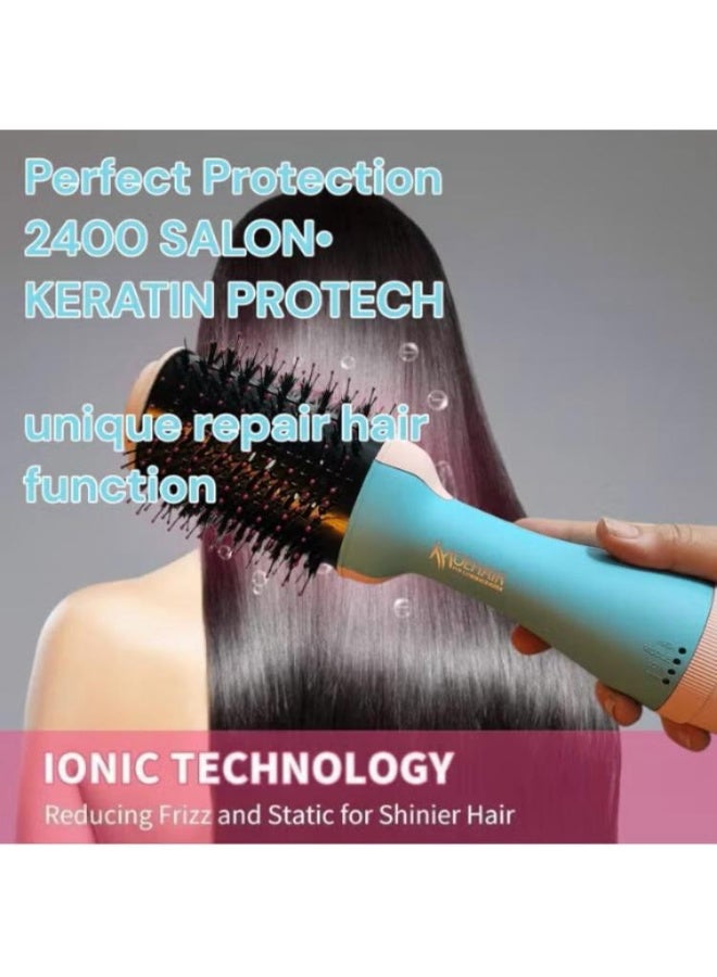 موهير فرشاة شعر دواره موهير لتصفيف الشعر + شنطة   2400 وات - Image 5