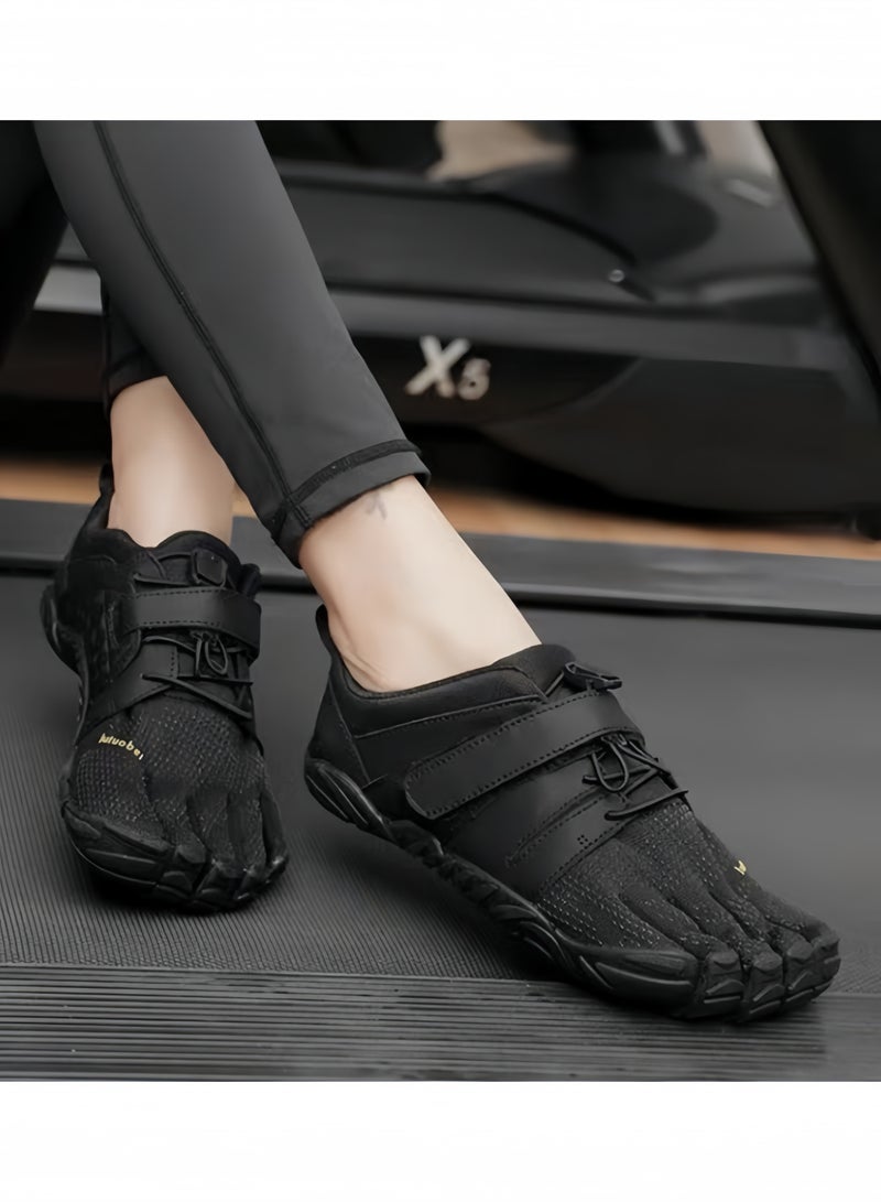 Vibram FiveFingers حذاء فيبرام خمسة الأصابع للرجال، حذاء للتدريب على القرفصاء ورفع الأثقال، حذاء اللياقة البدنية الداخلية، مضاد للانزلاق ومتين، VTRAIN2.0 - Image 2