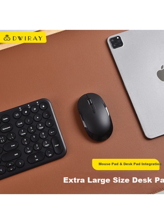 Diyi Workshop Diigongfang Extra Large Mouse Pad, Desk Mat, Laptop Pad, Office Mat, Gaming Mouse Pad, Desktop Mat, Writing Pad, Desk Mat, Leather Sched Double-sided Style, 600x300mm - Image 1