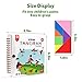 kizh Travel Tangram Puzzle Magnetic Puzzle Book Game Road Trip Game Jigsaw Shapes Dissection STEM Games with Solution IQ Educational Toy for Kid Adult Challenge Brain Teasers 368 Patterns2Pcs Tangrams - Image 3