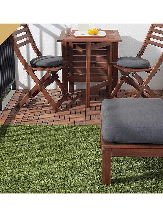 12-Piece Wooden Floor Tiles Light Brown 30x30x2cm  - Image 2