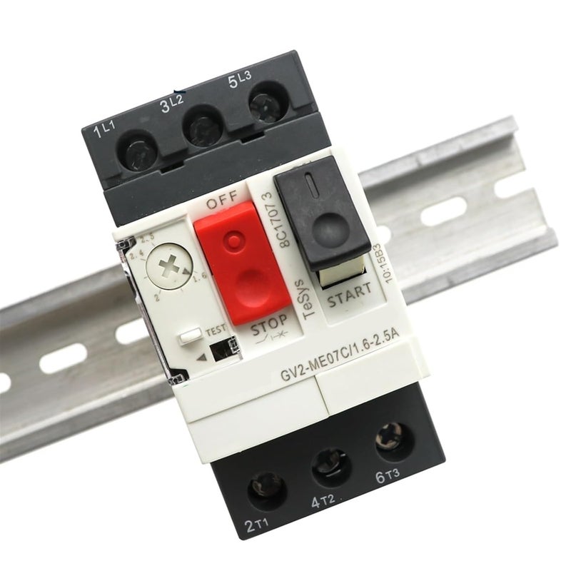GV2ME04C 0.4 0.63A MPCB قاطع دائرة حراري مغناطيسي واقي 3P زر تشغيل بدء - Image 4