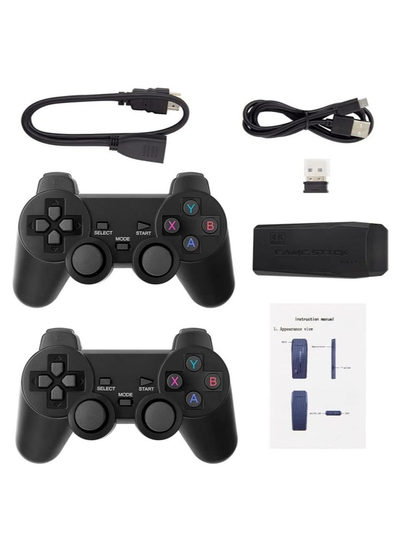 ELTRAZONE M8 Retro Game Console, Built-in 10000+ Games, Wireless 4K HDMI Plug and Play Video Game Stick, 2 Wireless Gamepads - 64G - Image 5