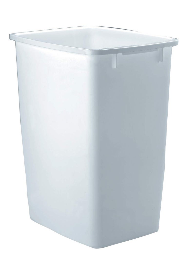 Rubbermaid Rubbermaid FG280500WHT 21 Qt White Wastebasket  - Image 1