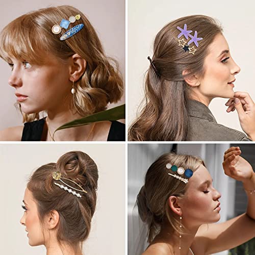 Tresneria® Korean Hair Clips Assorted Flower Star Teddy Clips - 21 PCS - Image 4