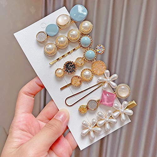 Tresneria® Korean Hair Clips Assorted Flower Star Teddy Clips - 21 PCS - Image 2