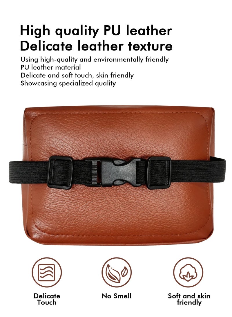HomarKet Car Tissue Holder Leather –Tissue Box Holder for Car | Leather Tissue Box Cover | Hanging Tissue Box Holder - Image 3