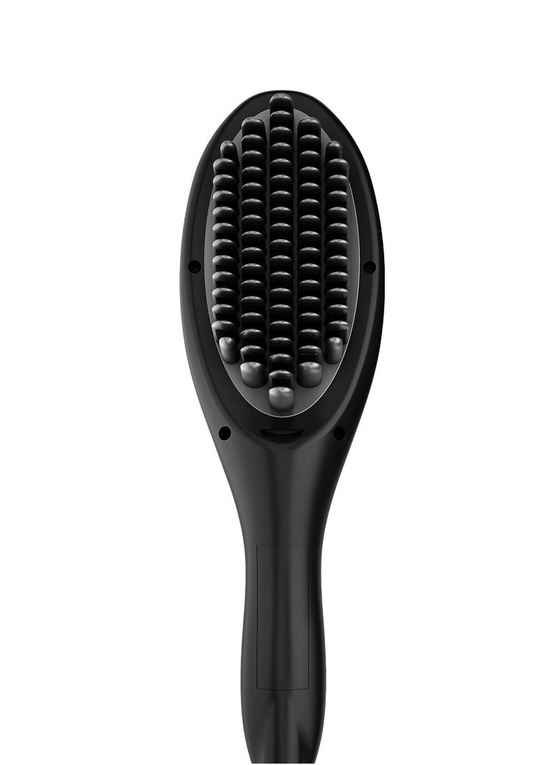 S3 Straightener Brush , Fast Heating , Shiny Effect , ionic Tec , 230°C , Tourmaline Ceramic Black