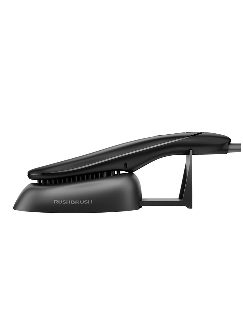 S3 Straightener Brush , Fast Heating , Shiny Effect , ionic Tec , 230°C , Tourmaline Ceramic Black