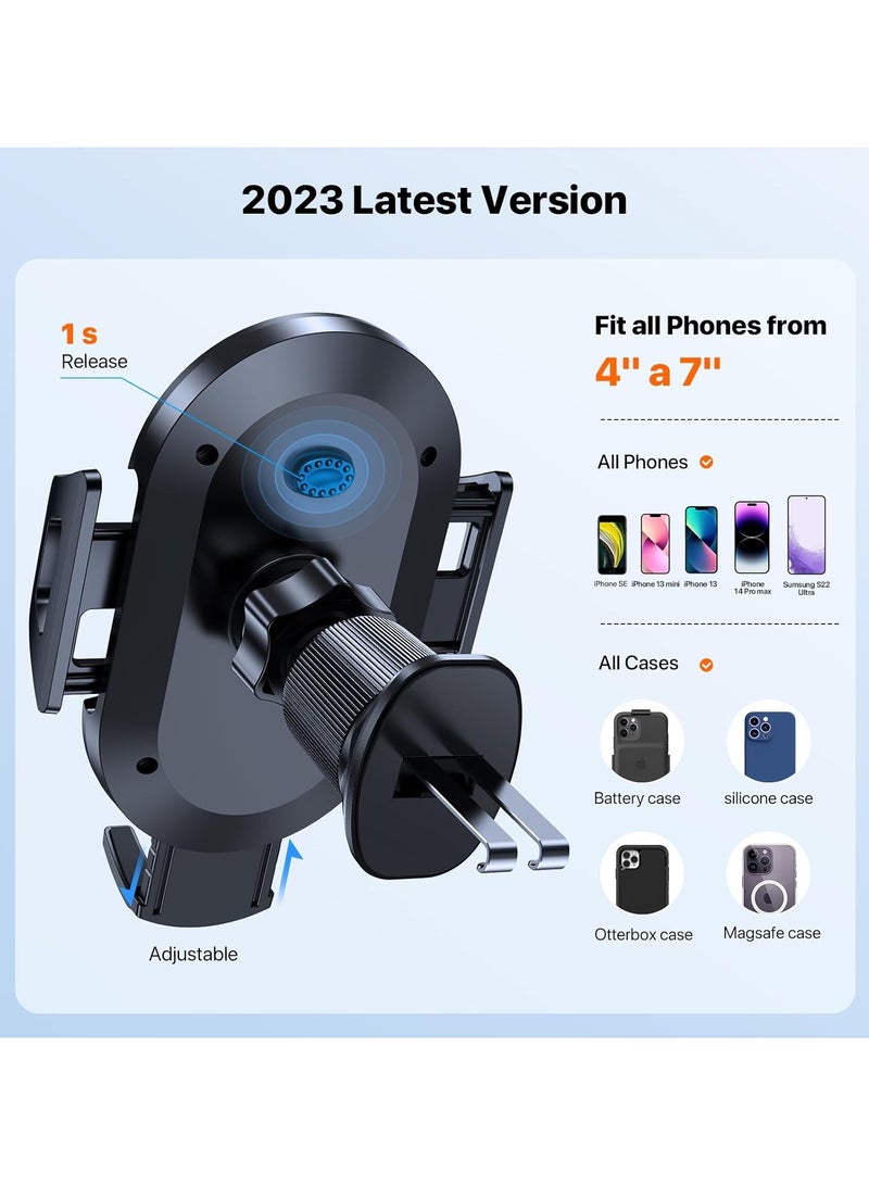 SPECTON Phone Holder Car for Dashboard & Windscreen & Air Vent & Desk [4 in 1] Mobile Holder for Car Compatible with All Smartphones - Image 4