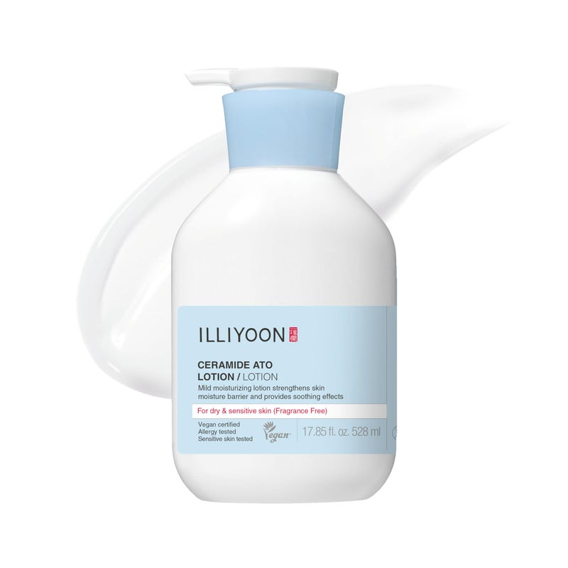 Illiyoon لوسيون إيلليوون سيراميد أتو 528 مل (17.85 أونصة) | لوسيون مرطب يومي لجميع أنواع البشرة | تأثير ترطيب عميق وتهدئة | العناية بالبشرة الكورية - Image 1