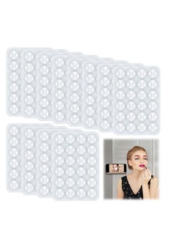 Captaintech 12 Set Adhesive Silicone Suction Cup, Suction Phone Case, Silicone Suction Phone Case Adhesive Mount, Non Slip Phone Suction Cup, Suitable for Bathroom Home Kitchen (White)  - Image 1